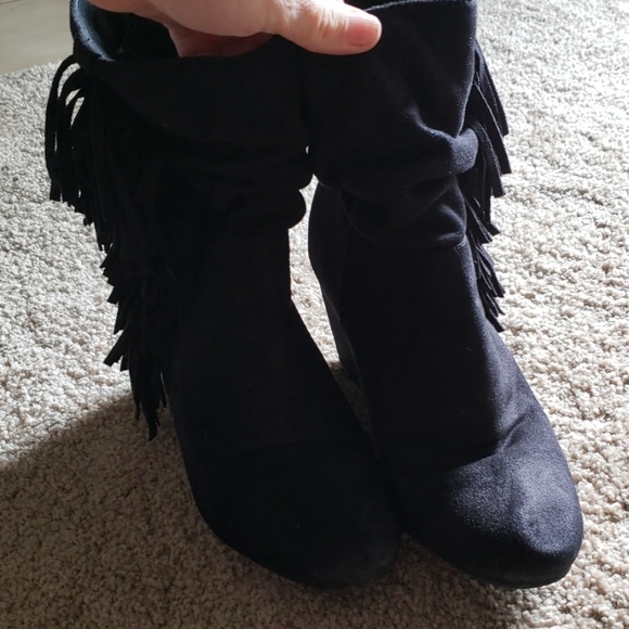 fringe booties - Picture 3 of 6